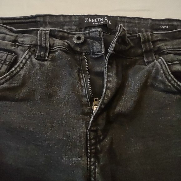 KENNETH COLE black men's slim fit stretch jeans - Picture 2 of 11